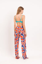 Charger l'image dans la galerie, Model Back: Rio De Sol Pantalon De Plage Leaves Wide Pants