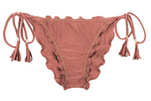 Charger l'image dans la galerie, Product Front: Rio De Sol Bas Bottom Shimmer-Copper Frufru-Comfy