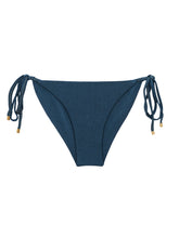 Charger l'image dans la galerie, Product Front: Rio De Sol Bas Bottom Shimmer-Shark Cheeky-Tie-Gold