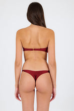 Charger l'image dans la galerie, Model Back: Rio De Sol Ensemble Set Shimmer-Divino Bandeau-Knot Nice-Fio