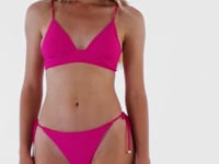 Charger et lire la vidéo dans la visionneuse de la Galerie, Video: Rio De Sol Ensemble Set Amaranto Tri-Cos Ibiza