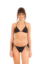 Charger l'image dans la galerie, Model Front: Rio De Sol Bas Bottom Dots-Black Frufru-Comfy