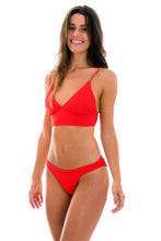 Charger l'image dans la galerie, Model Front: Rio De Sol Ensemble Set Cotele-Tomate Tri-Tank Comfy