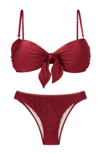 Charger l'image dans la galerie, Product Front: Rio De Sol Ensemble Set Shimmer-Divino Bandeau-Knot Essential