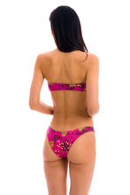 Charger l'image dans la galerie, Model Back: Rio De Sol Haut Top Roar-Pink Bandeau-Reto