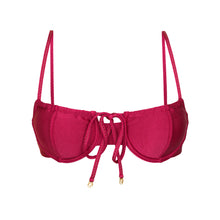 Charger l'image dans la galerie, Product Front: Rio De Sol Haut Top Shimmer-Desejo Balconet-Tie