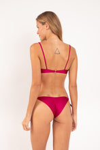 Charger l'image dans la galerie, Model Back: Rio De Sol Haut Top Shimmer-Desejo Balconet-Tie