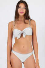 Charger l'image dans la galerie, Gallery: Rio De Sol Ensemble Set Shimmer-White Bandeau-Knot Essential
