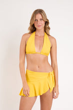 Charger l'image dans la galerie, Model Front: Rio De Sol Jupe De Page Bio-Luz-Solar Mini Skirt
