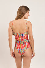 Charger l'image dans la galerie, Model Back: Rio De Sol Une Pièce Sea-Bloom Sara-Op
