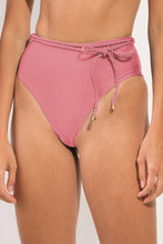 Charger l'image dans la galerie, Gallery: Rio De Sol Bas Bottom Shimmer-Confetti Belted-High-Waist
