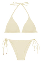 Charger l'image dans la galerie, Product Front: Rio De Sol Ensemble Set Off-White Tri-Inv Lacinho
