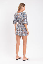 Charger l'image dans la galerie, Model Back: Rio De Sol Mini Dress Ikat Mini Dress
