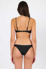 Charger l'image dans la galerie, Model Back: Rio De Sol Haut Top Shimmer-Black Bandeau-No
