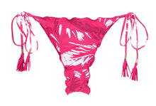 Charger l'image dans la galerie, Product Front: Rio De Sol Bas Bottom Pink-Palms Frufru-Fio
