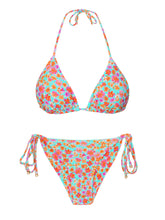 Charger l'image dans la galerie, Product Front: Rio De Sol Ensemble Set Ditsy-Sky Tri-Inv Cheeky-Tie
