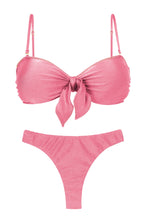 Charger l'image dans la galerie, Product Front: Rio De Sol Ensemble Set Shimmer-Confetti Bandeau-Knot Nice-Fio
