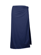 Charger l'image dans la galerie, Product Front: Rio De Sol Jupe De Page Navy Long-Skirt-Knot
