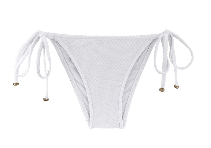 Product Front: Rio De Sol Bas Bottom Cloque Branco Balconet