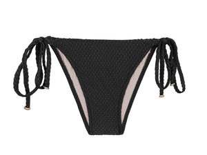 Product Front: Rio De Sol Bas Bottom Cloque Preto Balconet