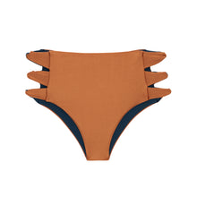 Charger l&#39;image dans la galerie, Product Front: Rio De Sol Bas Bottom Nocciola High-Waist-Spin
