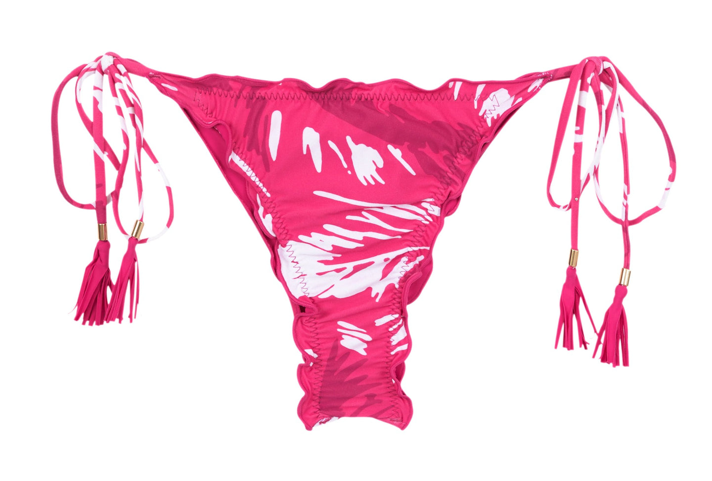Product Front: Rio De Sol Bas Bottom Pink-Palms Frufru-Fio