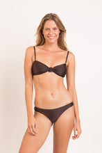 Charger l&#39;image dans la galerie, Model Front: Rio De Sol Bas Bottom Shimmer-Coffee Essential
