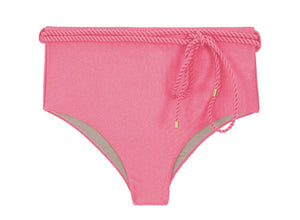 Product Front: Rio De Sol Bas Bottom Shimmer-Confetti Belted-High-Waist