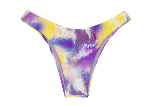 Product Front: Rio De Sol Bas Bottom Tiedye-Purple High-Leg