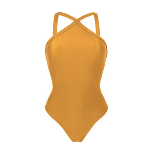 Product Front: Rio De Sol Une Pièce Damasco High-Neck