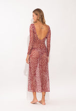 Charger l&#39;image dans la galerie, Model Back: Rio De Sol Vêtement De Plage Dune Dress Lucy

