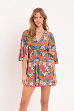 Charger l&#39;image dans la galerie, Model Front: Rio De Sol Vêtement De Plage Jungle Mini Dress
