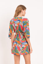 Charger l&#39;image dans la galerie, Model Back: Rio De Sol Vêtement De Plage Jungle Mini Dress
