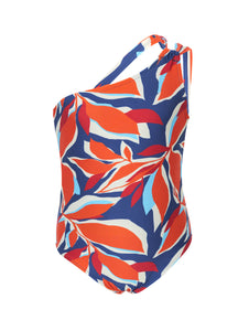 Product Front: Rio De Sol Une Pièce Fille Leaves Santorini-Kids