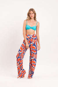 Image 09: Rio De Sol Pantalon De Plage Leaves Wide Pants