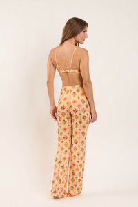 Model Back: Rio De Sol Pantalon De Plage Mosaico Pants Lana