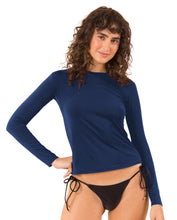 Charger l&#39;image dans la galerie, Gallery: Rio De Sol Haut Navy Rash-Guard
