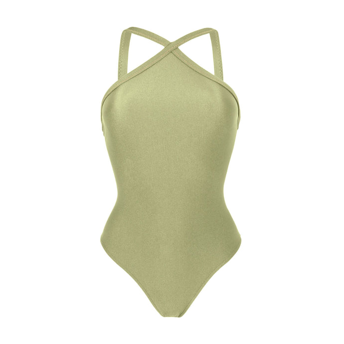Product Front: Rio De Sol Une Pièce Oliva High-Neck