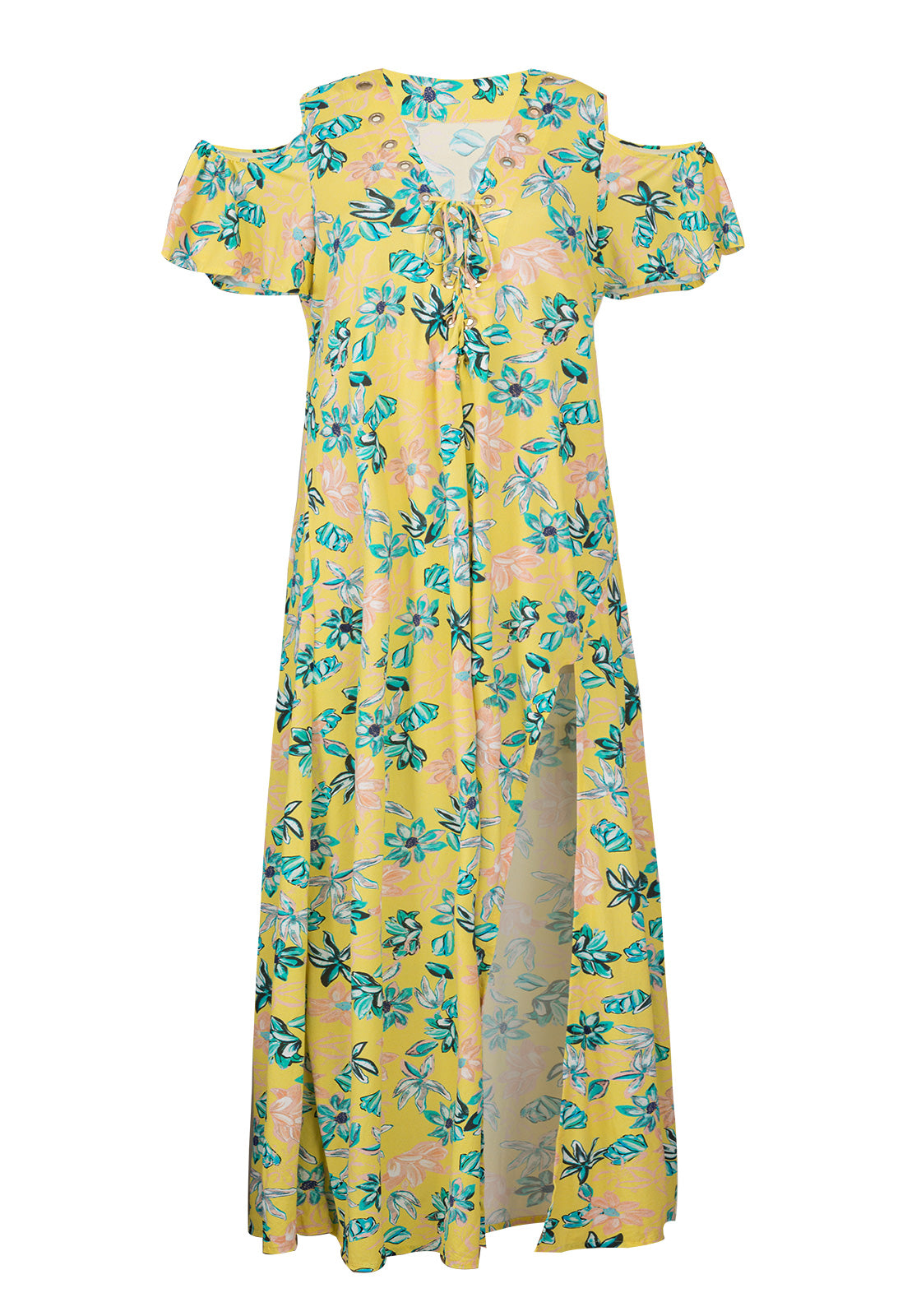 Product Front: Rio De Sol Mini Dress Saida Long Florescer