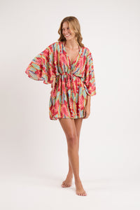 Image 04: Rio De Sol Robe De Plage Sea-Bloom Kaftan Bel
