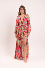 Charger l&#39;image dans la galerie, Model Front: Rio De Sol Vêtement De Plage Sea-Bloom Long Dress Verona
