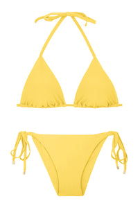 Product Front: Rio De Sol Ensemble Set Amarelo Tri-Inv Lacinho