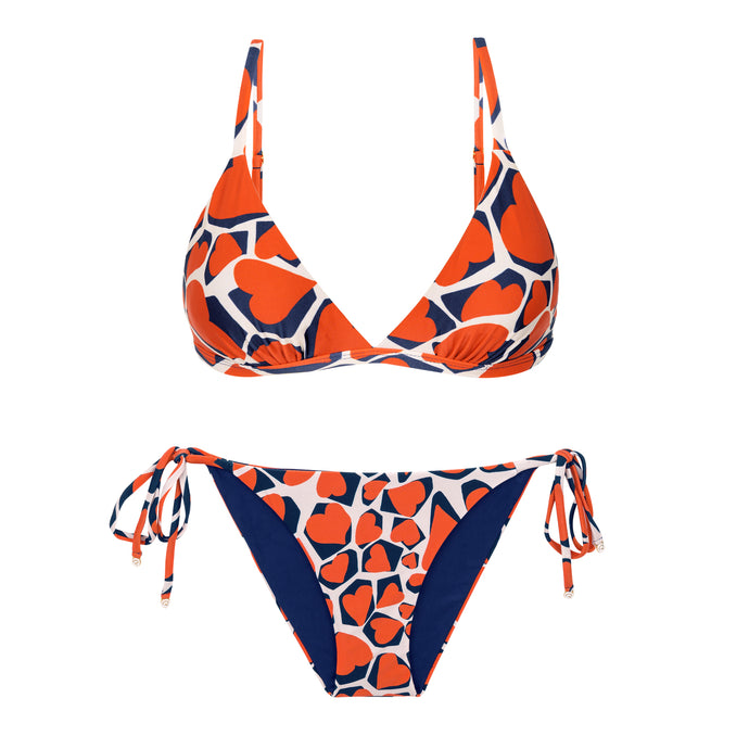 Product Front: Rio De Sol Ensemble Set Amore-Red Tri-Fixo Ibiza-Comfy