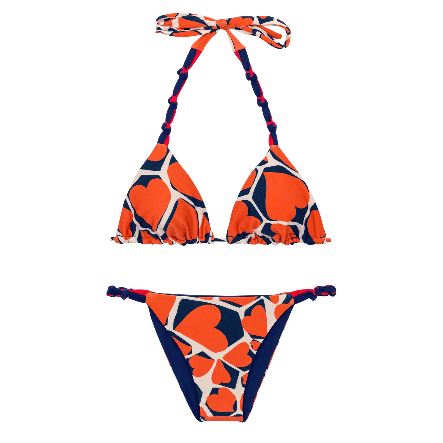 Product Front: Rio De Sol Ensemble Set Amore-Red Tri-Rev Essential-Rev