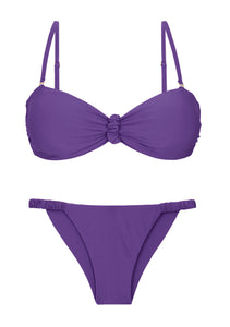 Product Front: Rio De Sol Ensemble Set Amuleto Bandeau-Crispy Cheeky-Crispy