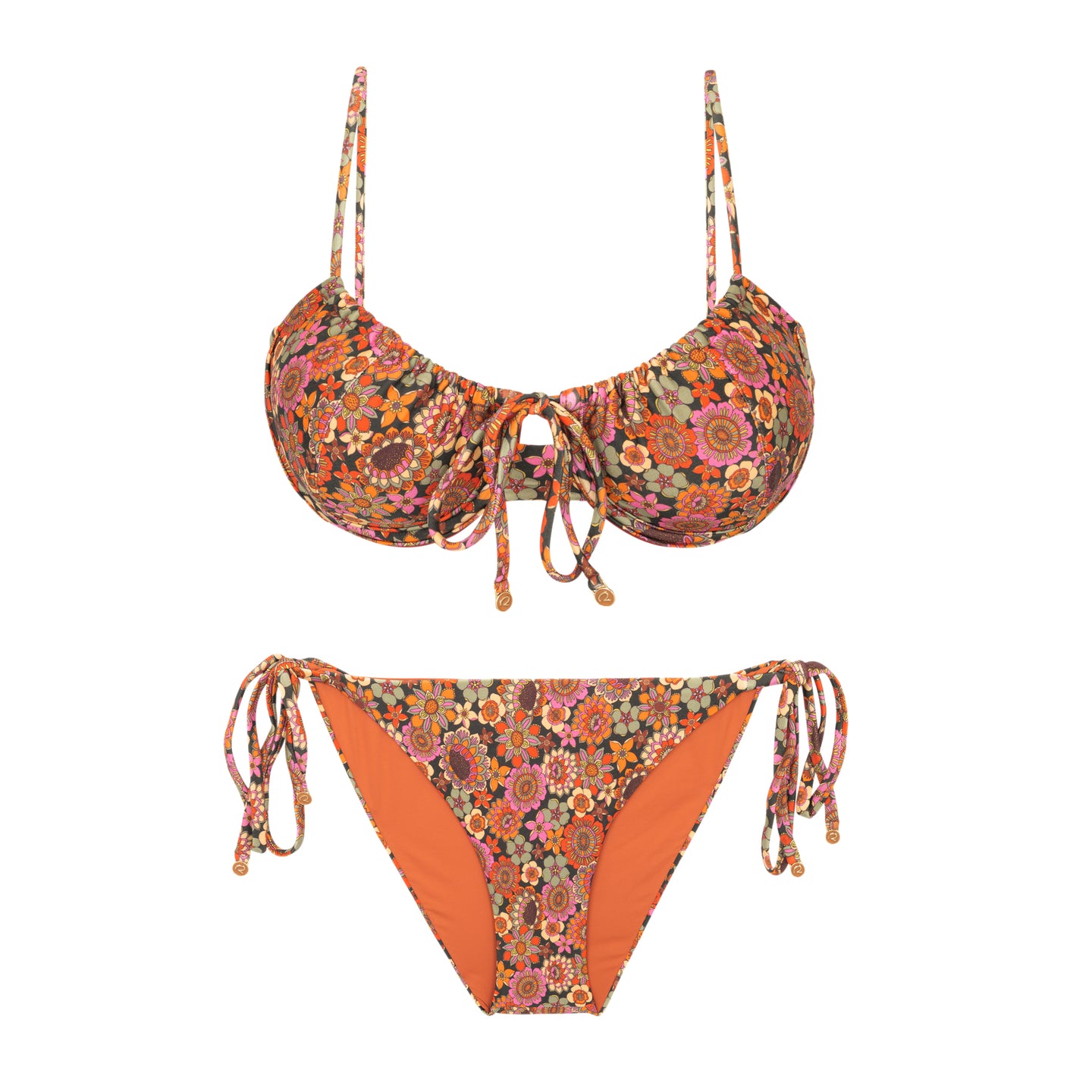 Product Front: Rio De Sol Ensemble Set Bouquet Balconet-Tie Ibiza-Comfy