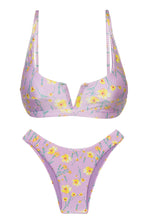 Charger l&#39;image dans la galerie, Product Front: Rio De Sol Ensemble Set Canola Bra-V High-Leg
