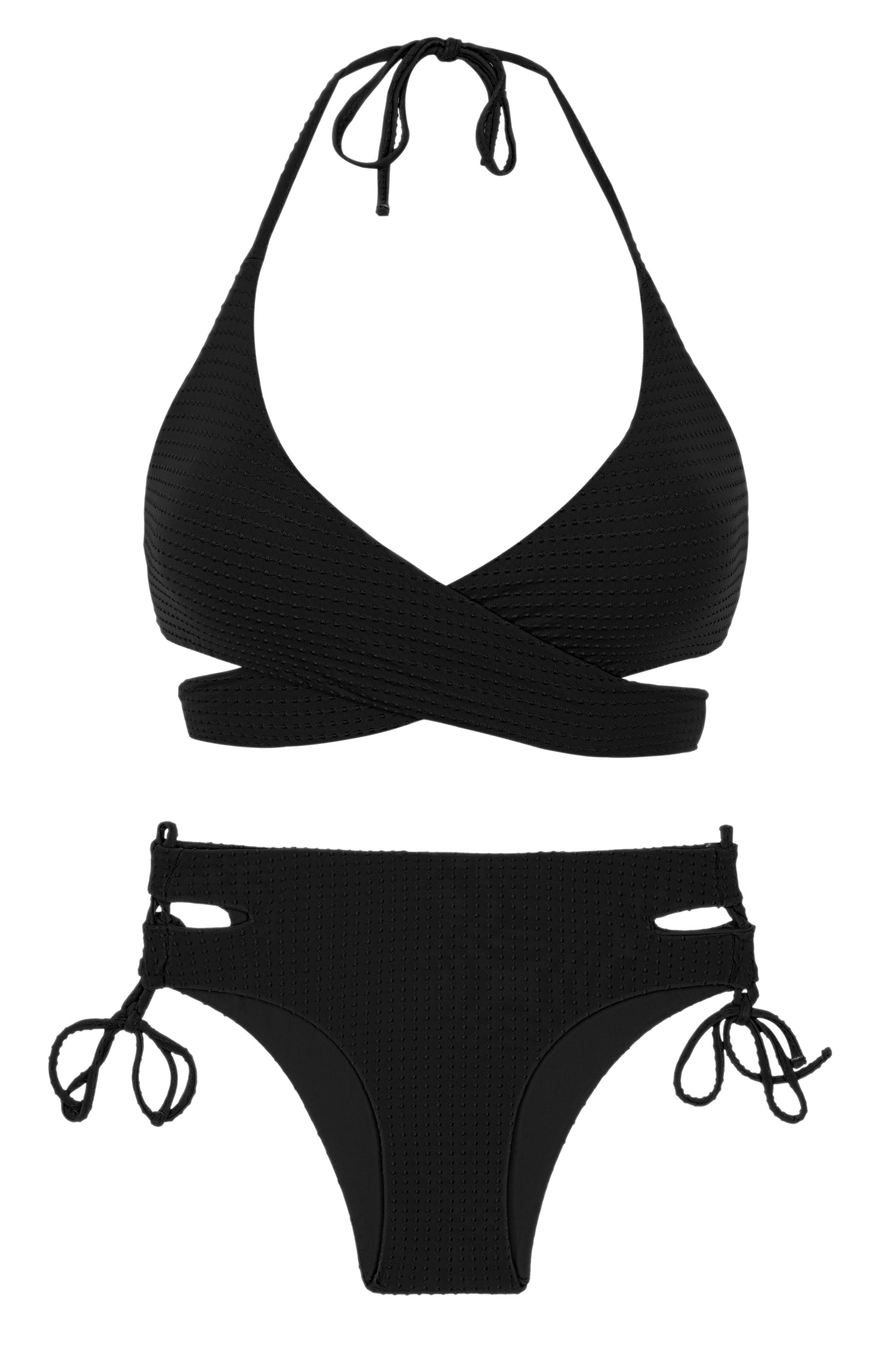 Product Front: Rio De Sol Ensemble Set Dots-Black Kate Madrid