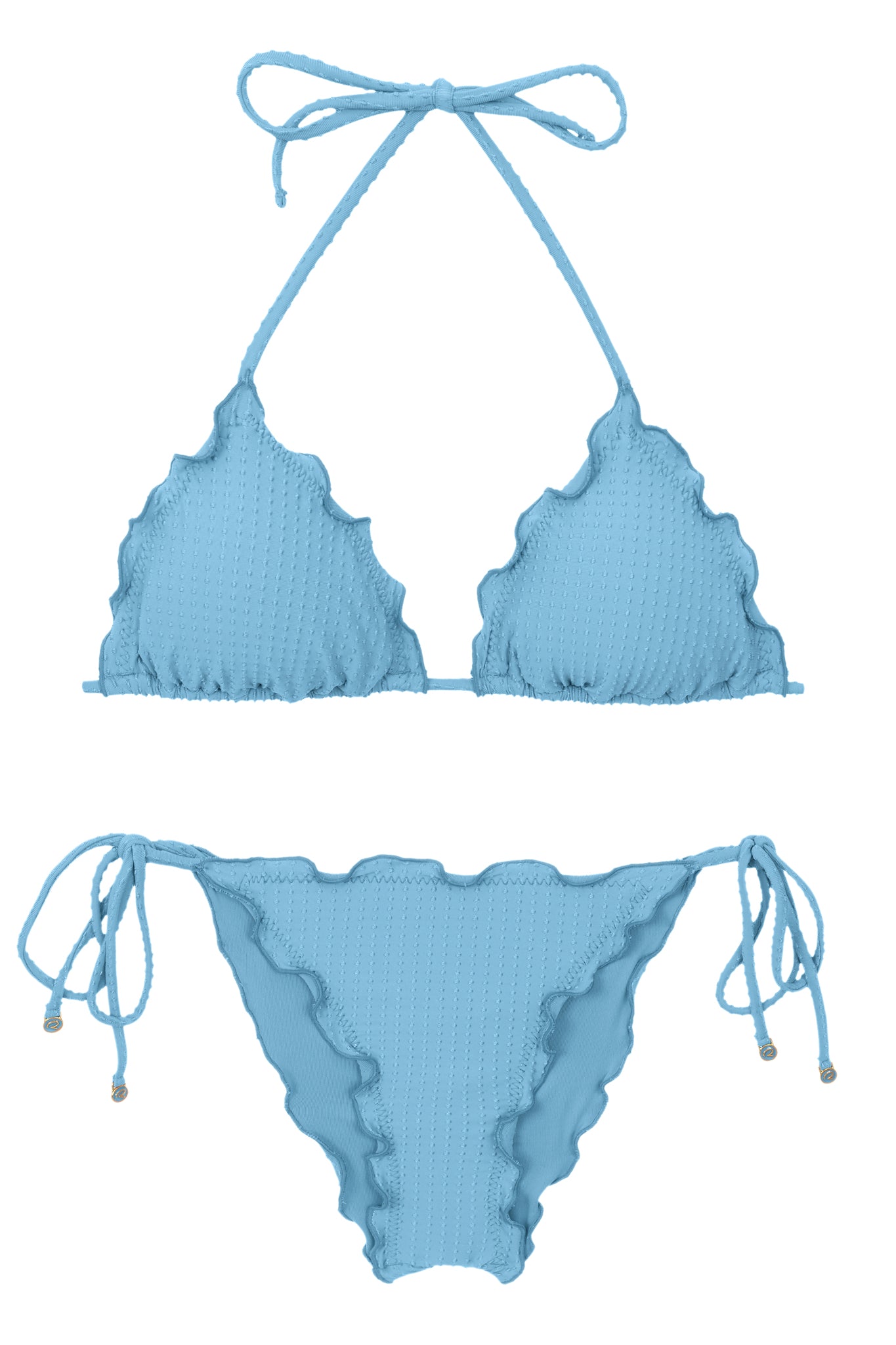 Product Front: Rio De Sol Ensemble Set Dots-Sky Frufru