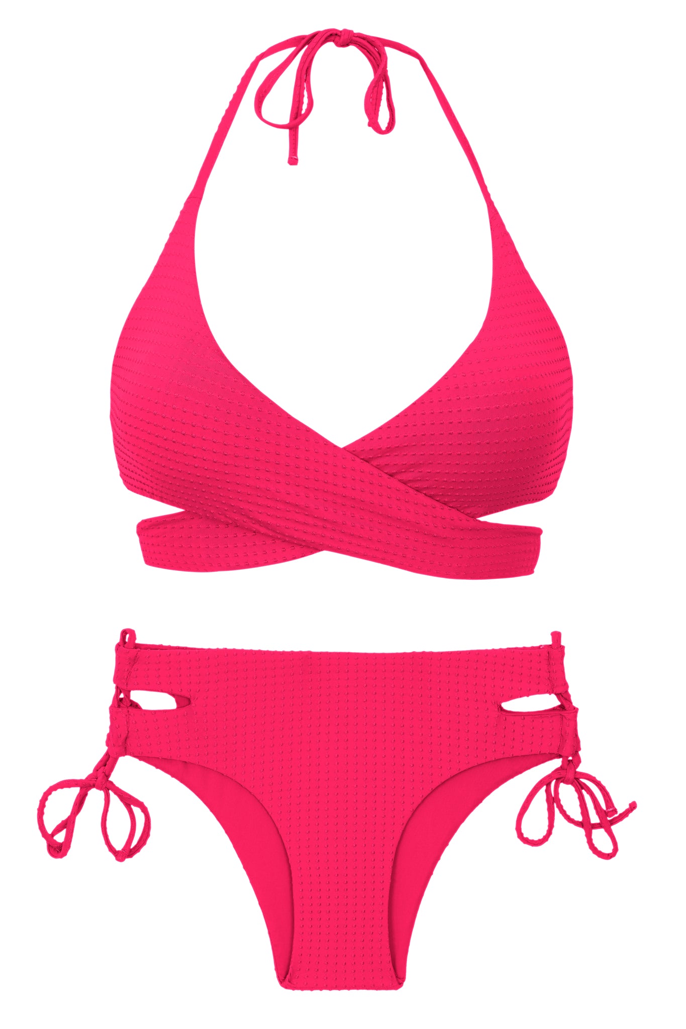 Product Front: Rio De Sol Ensemble Set Dots-Virtual-Pink Kate Madrid